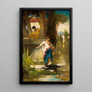 Franciszek murko - Roman Woman by the Well.webp