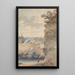 Paesaggio italiano - François Vivares — quadro incorniciato alla parete