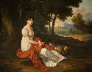 Francois Xavier Fabre - Portrait of Elbieta Skotnicka ne Laskiewicz 17811849 Wife of Micha Skotnicki.webp