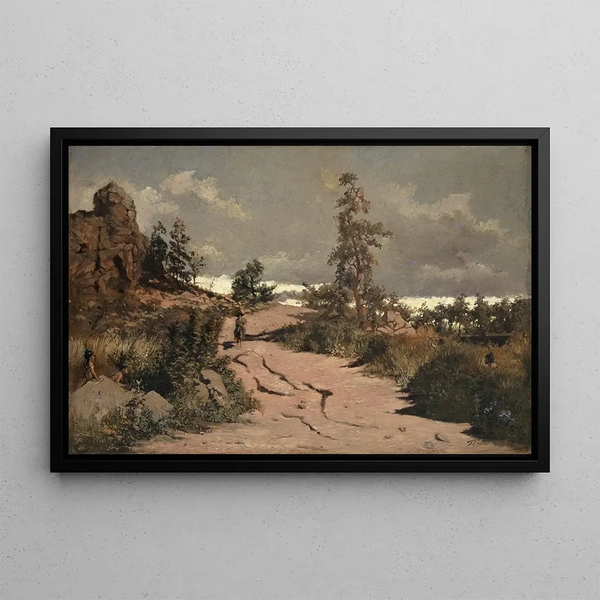 Frank Buchser - American Indians in the Ambush The Lonesome Rider.webp
