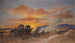 Fuoco da campo all'alba nelle pianure di Laramie - Frank Buchser — vista dell’opera
