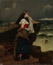 Fille pescatrice sulla riva del mare - Frank Buchser — vista dell’opera
