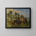 Cavaliere tra l'erba alta - Frank Buchser — quadro incorniciato alla parete