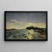 I rapidi del fiume Saint Marys - Frank Buchser — quadro incorniciato alla parete