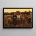 Donne bretoni alla fine del giorno - Frank C Penfold — quadro incorniciato alla parete