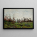 Bétail près d'un ruisseau, Pont-Aven, Bretagna - Frank C Penfold — quadro incorniciato alla parete