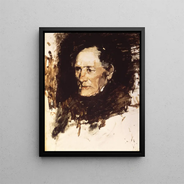 Tête d'un vieil homme - Frank Duveneck — quadro incorniciato alla parete