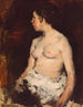 Nu seduto - Frank Duveneck — vista dell’opera
