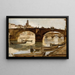 I ponti di Firenze - Frank Duveneck — quadro incorniciato alla parete