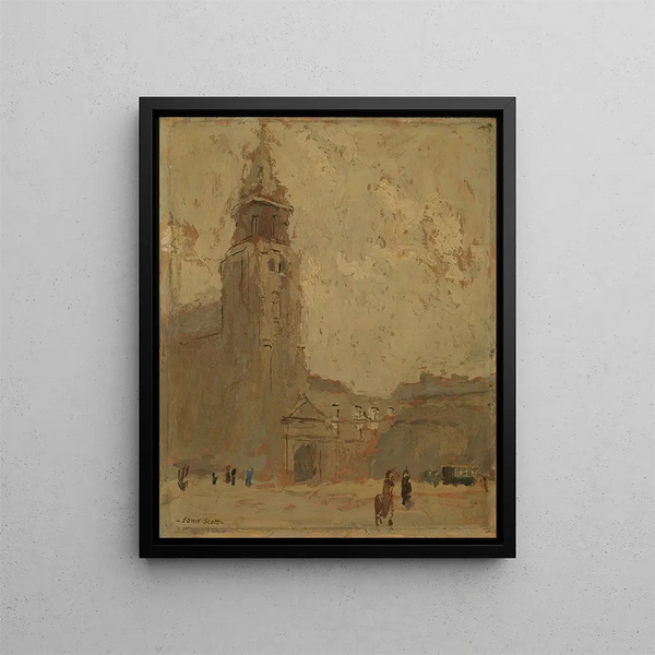 Chiesa di Saint-Germain-des-Prés - Frank Edwin Scott — quadro incorniciato alla parete