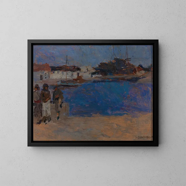 Côte aux environs de Cherbourg - Frank Edwin Scott — quadro incorniciato alla parete