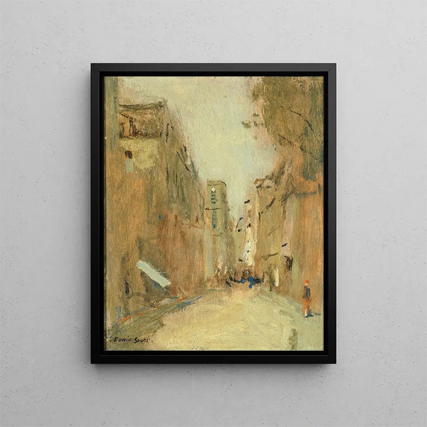 Rue Saint-Jacques Parigi - Frank Edwin Scott — quadro incorniciato alla parete