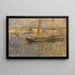 Navi in ancoraggio Cherbourg n° I - Frank Edwin Scott — quadro incorniciato alla parete