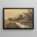 Scène di campagna senza titolo - Frank F. English — quadro incorniciato alla parete