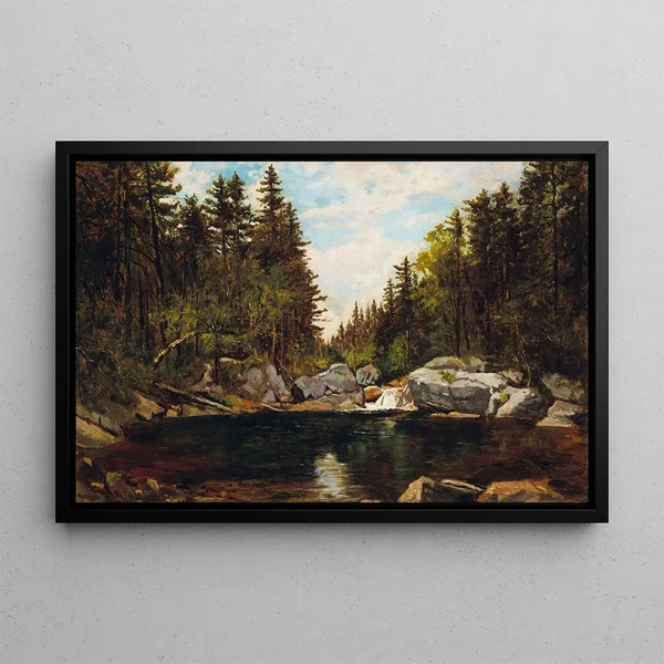 Bassin d'émeraude près de Glen House, New Hampshire - Frank Henry Shapleigh — quadro incorniciato alla parete