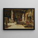 nella biblioteca - Frank LeBrun Kirkpatrick — quadro incorniciato alla parete