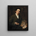 Ritratto di Sir James Jebusa Shannon - Frank Markham Skipworth — quadro incorniciato alla parete