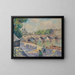 Demolizione del ponte della Tournelle - Frank Milton Armington — quadro incorniciato alla parete