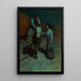 Jeune Fille et Cow-boy - Frank Tenney Johnson — quadro incorniciato alla parete