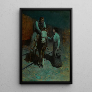 Frank Tenney Johnson - Girl And Cowboy.webp