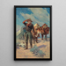 Le Prospecteur - Frank Tenney Johnson — quadro incorniciato alla parete