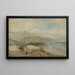 Paesaggio costiero - Frank William Warwick Topham — quadro incorniciato alla parete