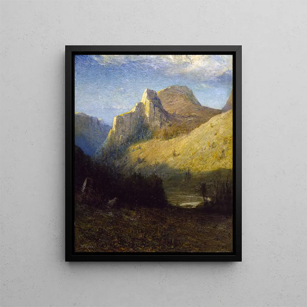 Castle Creek Canyon, Dakota del Sud - Franklin De Haven — quadro incorniciato alla parete