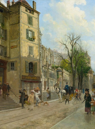 FranoisAdolphe Grison - Rue De La Corraterie Geneva.webp