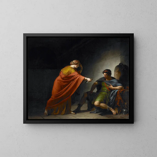 Arrie e Paetus - François-André Vincent — quadro incorniciato alla parete