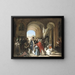 La Poste Restante - François-Auguste Biard — quadro incorniciato alla parete