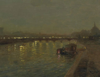 FranoisCharles Cachoud - Lights On The Saint Pres Bridge Paris.webp