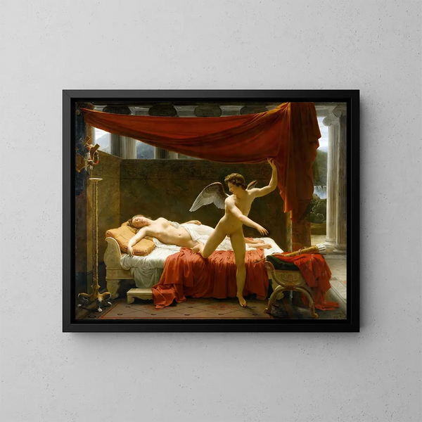 Cupido e Psiche - François-Édouard Picot — quadro incorniciato alla parete