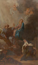 La Vierge plaçant Sainte Thérèse d'Avila sous la protection de Saint Joseph - François-Guillaume Ménageot — vista dell’opera