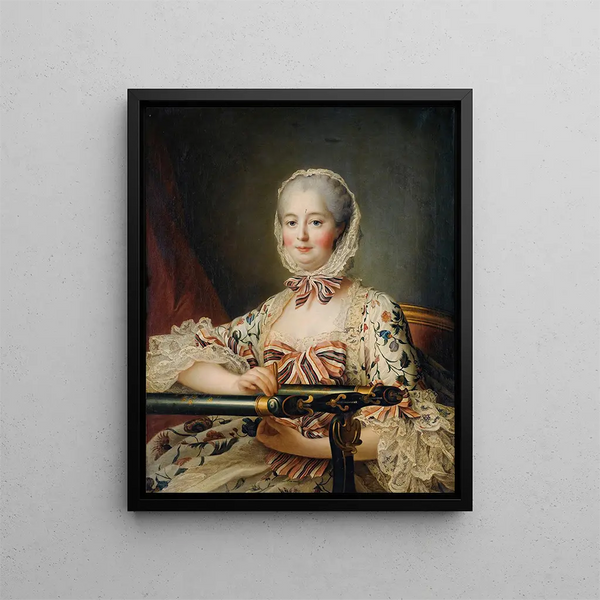 FranoisHubert Drouais - Portrait of Madam de Pompadour.webp