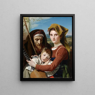 FranoisJoseph Navez - Roman Shepherd Family in the Campagna.webp