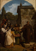 Saint Fiacre refusant la couronne d'Écosse - François-Louis Dejuinne — vista dell’opera
