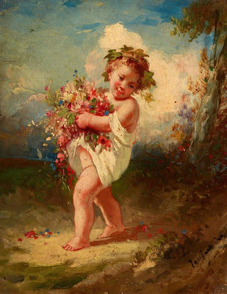 FranoisLouis Lanfant De Metz - Child Carrying Flowers.webp