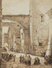 Un sacerdote sfilata in una strada medievale di Viterbo - François-Marius Granet — vista dell’opera