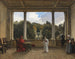 Audience con il cardinale Aldobrandini nella loggia della villa Belvédère a Frascati - François-Marius Granet — vista dell’opera