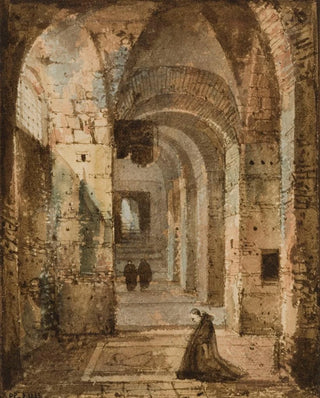 FranoisMarius Granet - Ermite agenouill sous des votes.webp