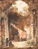 Moines al Colosseo - François-Marius Granet — vista dell’opera