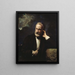 Ritratto di Victor Hugo - François-Nicolas Chifflart — quadro incorniciato alla parete