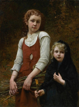 Franois Alfred Delobbe - The Wood Gatherers.webp