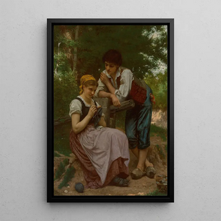 Franois Alfred Delobbe - The demure maiden.webp