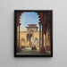 Cour des Lions de l'Alhambra de Grenade - François Antoine Bossuet — quadro incorniciato alla parete