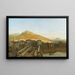 Vista di una città probabilmente del nord della Spagna - François Antoine Bossuet — quadro incorniciato alla parete