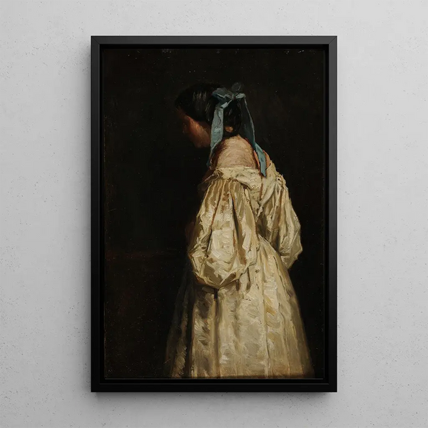 Franois Bonvin - Femme en blanc.webp