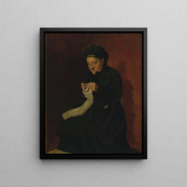 Franois Bonvin - Femme tricotant.webp