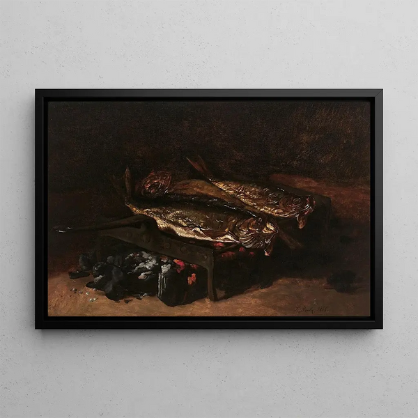 Franois Bonvin - Harengs sur un gril.webp