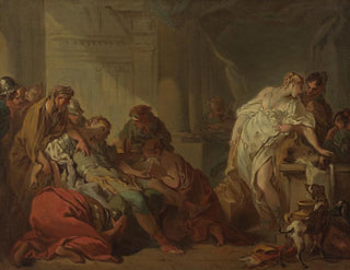 La morte di Méléagre - François Boucher — vista dell’opera
